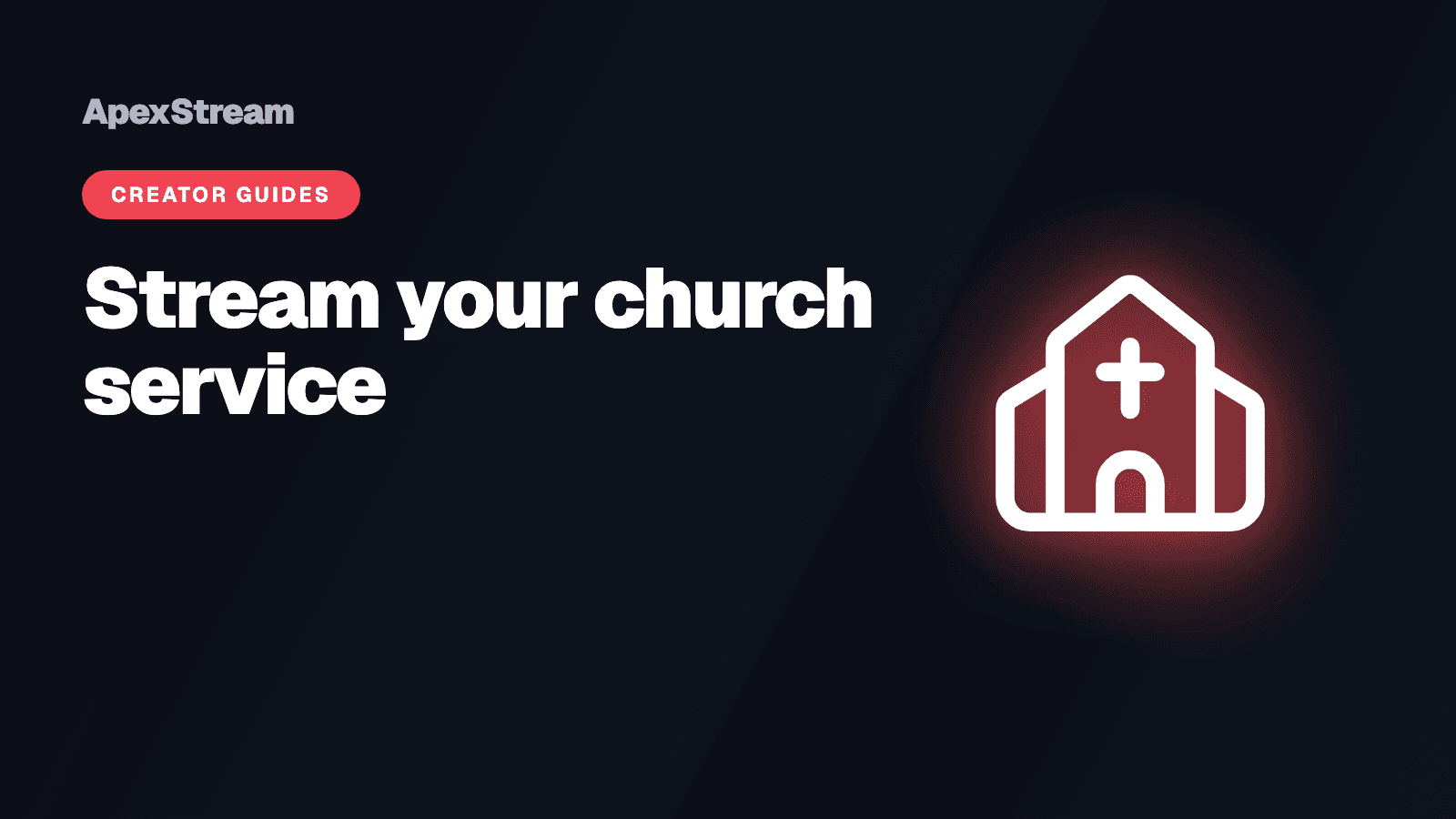 How to Livestream a Church Service to YouTube and Facebook at the Same Time