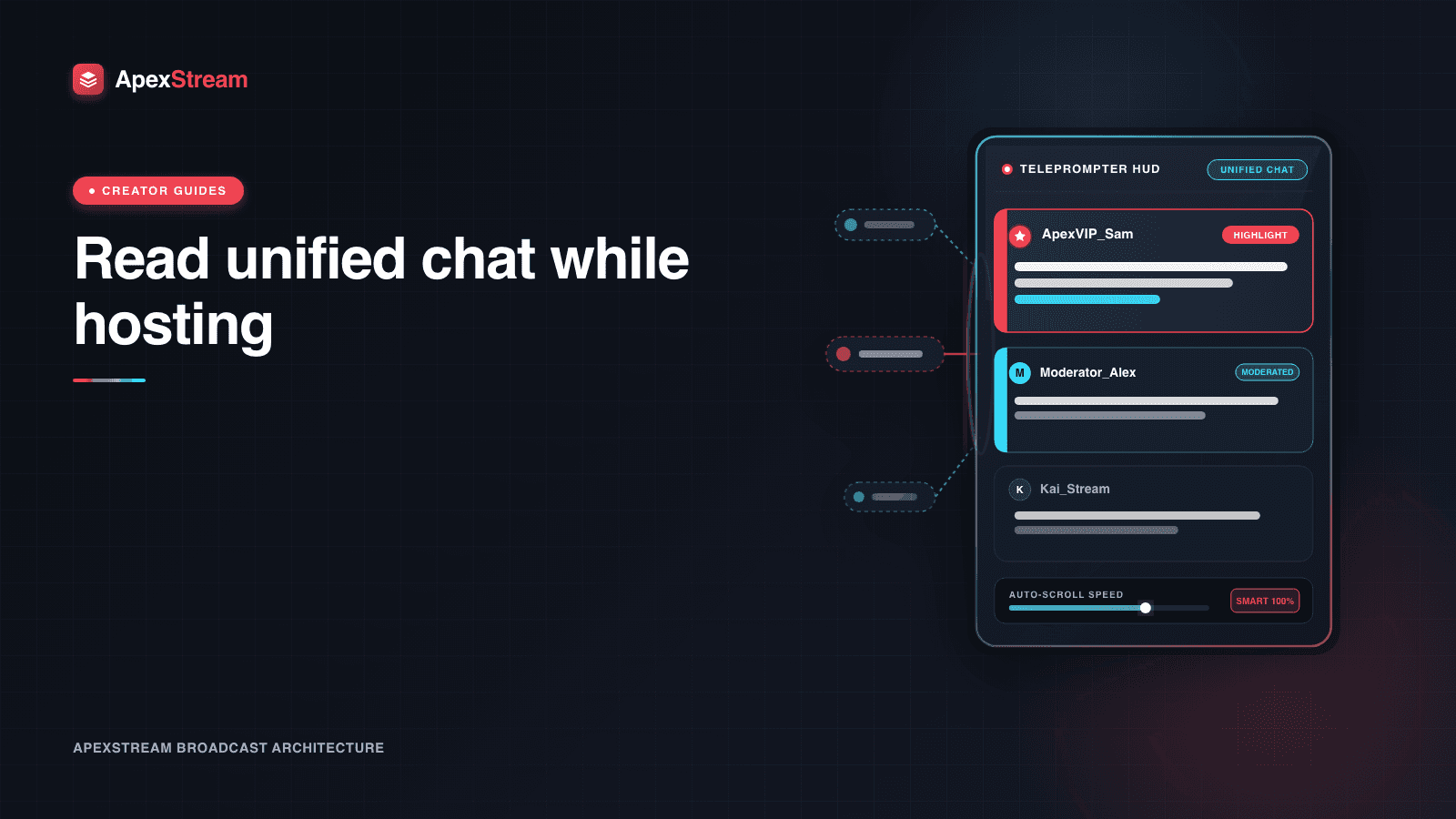 Reading unified chat while hosting without melting your brain