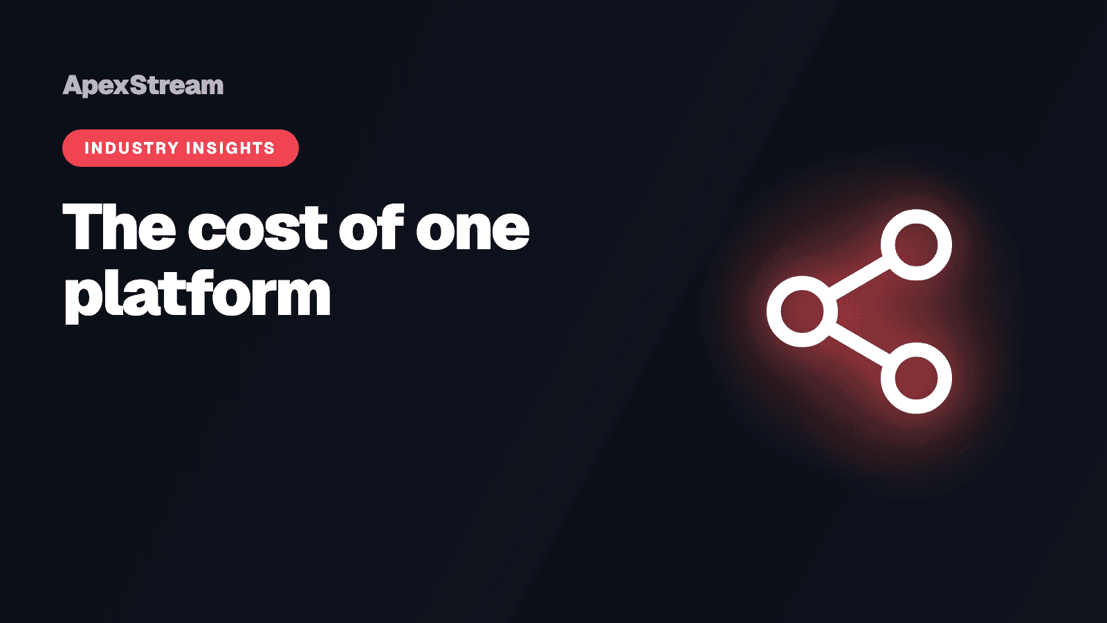 The real cost of streaming to one platform at a time