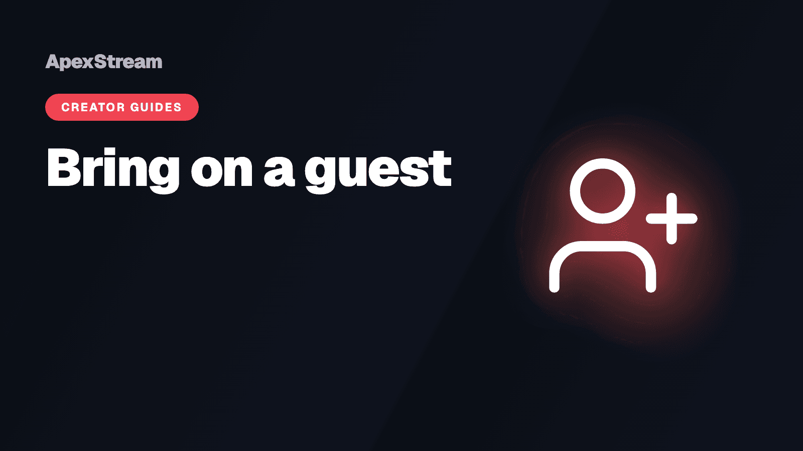 When to bring on a guest — and how the invite link works